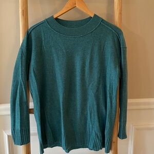 Anthropologie Pilcro Teal Cashmere Sweater